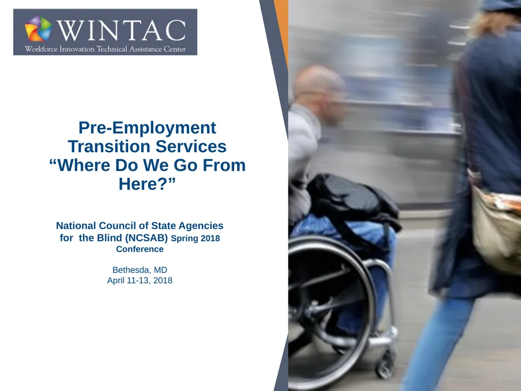 Pre-Employment Transition Services “Where Do We Go - slide 1 of 30