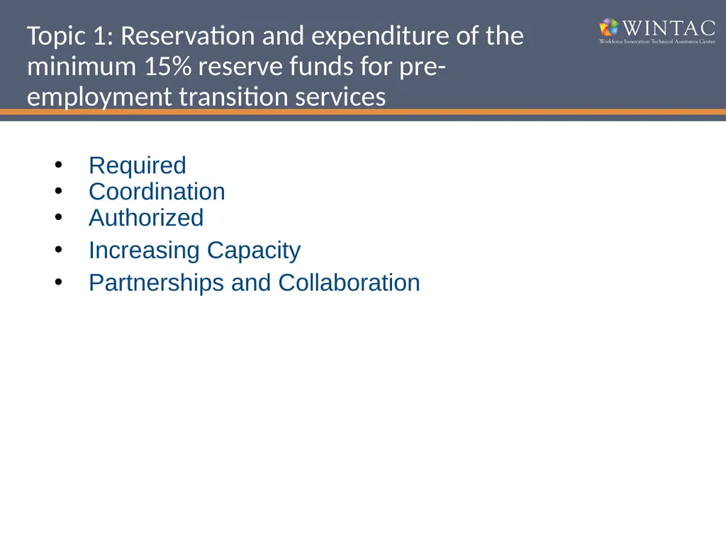 Pre-Employment Transition Services “Where Do We Go - slide 24 of 30