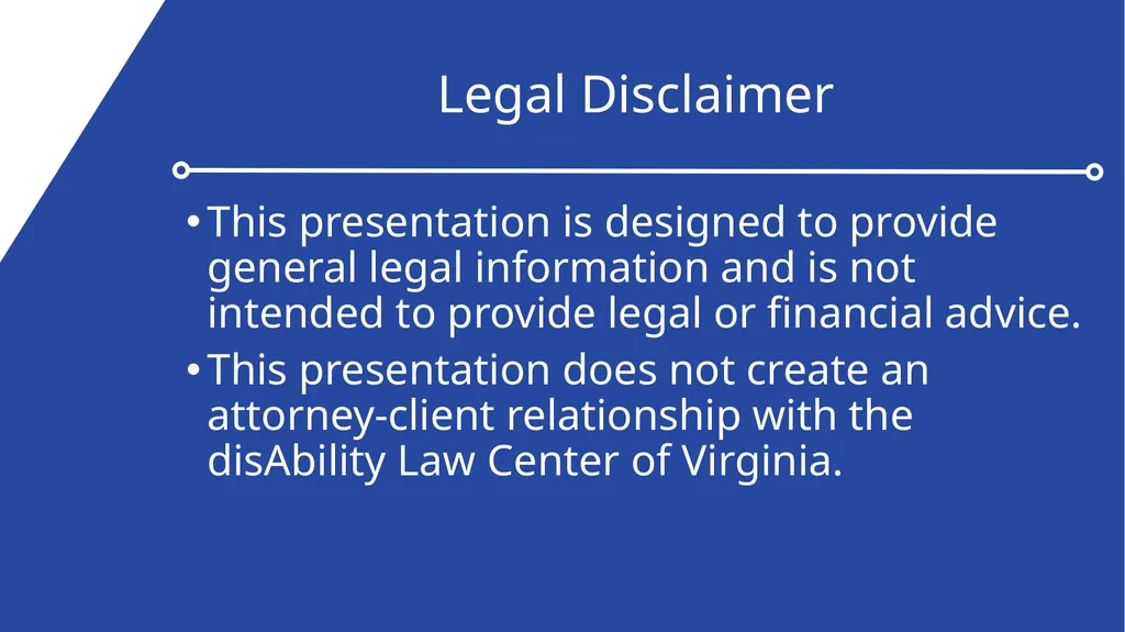 Post Entitlement to Overpayments: Now what? Legal - slide 2 of 19