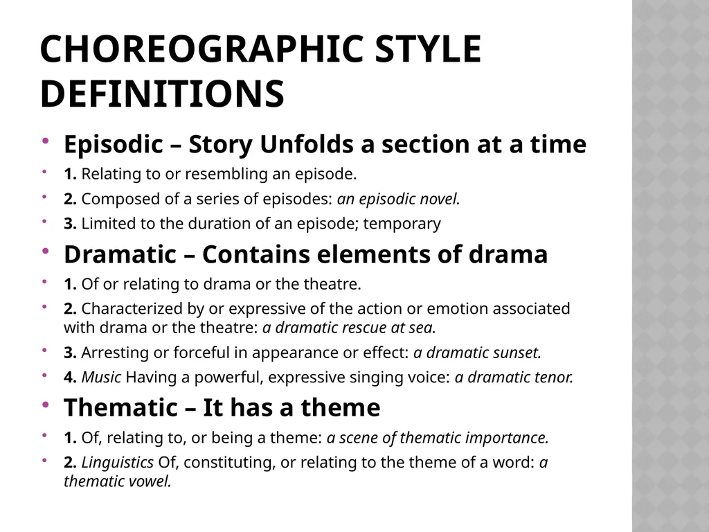 Swansong Fact Sheet Choreographer Christopher - slide 6 of 32