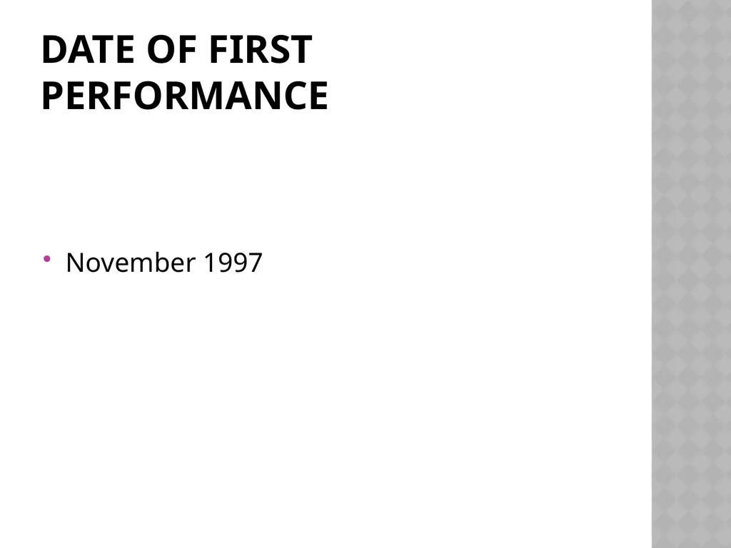 Swansong Fact Sheet Choreographer Christopher - slide 4 of 32