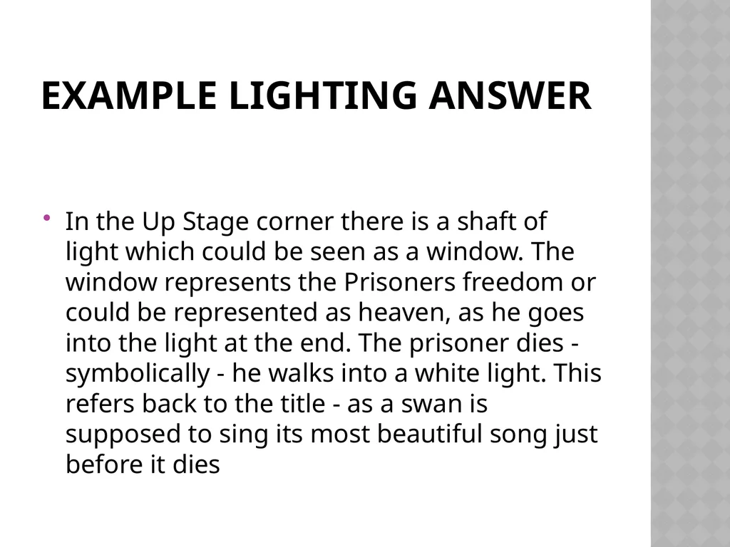 Swansong Fact Sheet Choreographer Christopher - slide 29 of 32