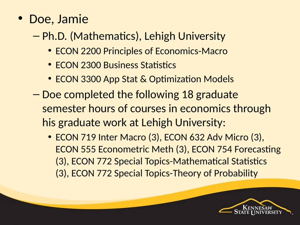 FACULTY JUSTIFICATIONS Making a Compelling Case - slide 11 of 15