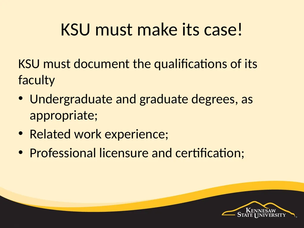 FACULTY JUSTIFICATIONS Making a Compelling Case - slide 4 of 15