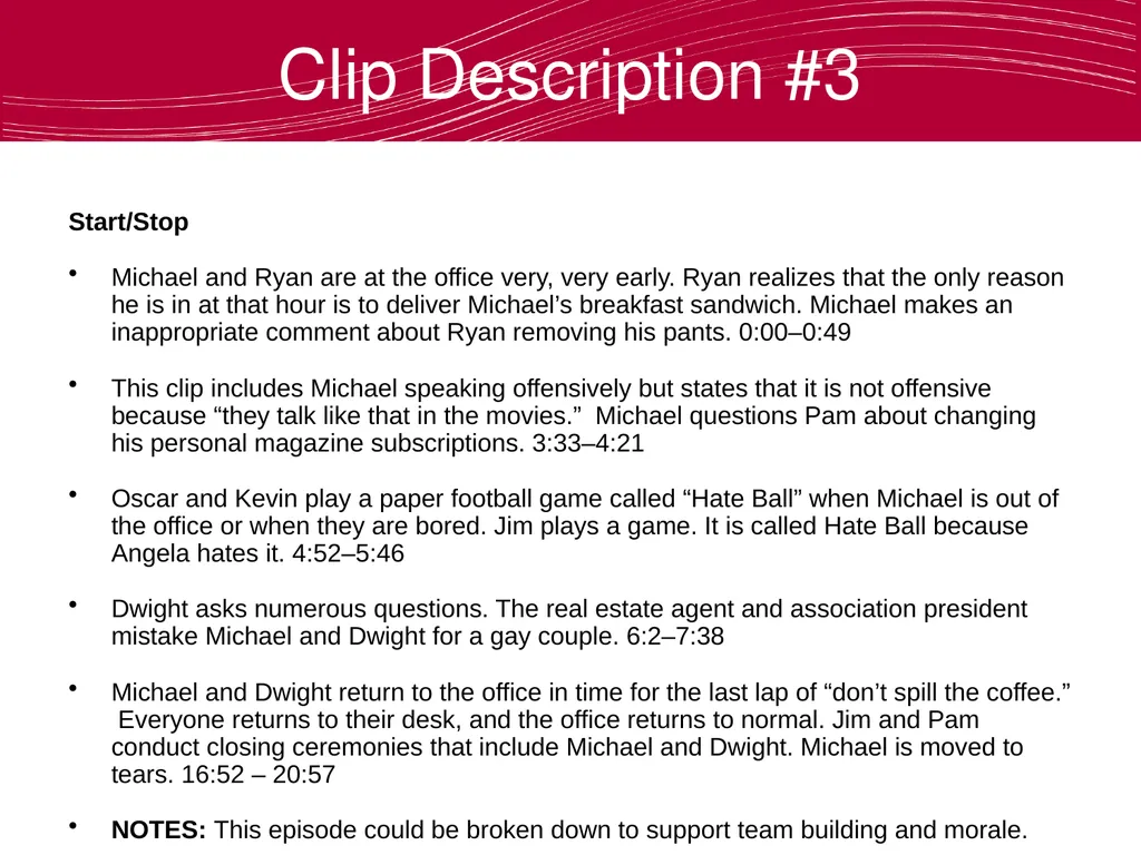Using The Office to Teach Business Ethics Robert - slide 23 of 35