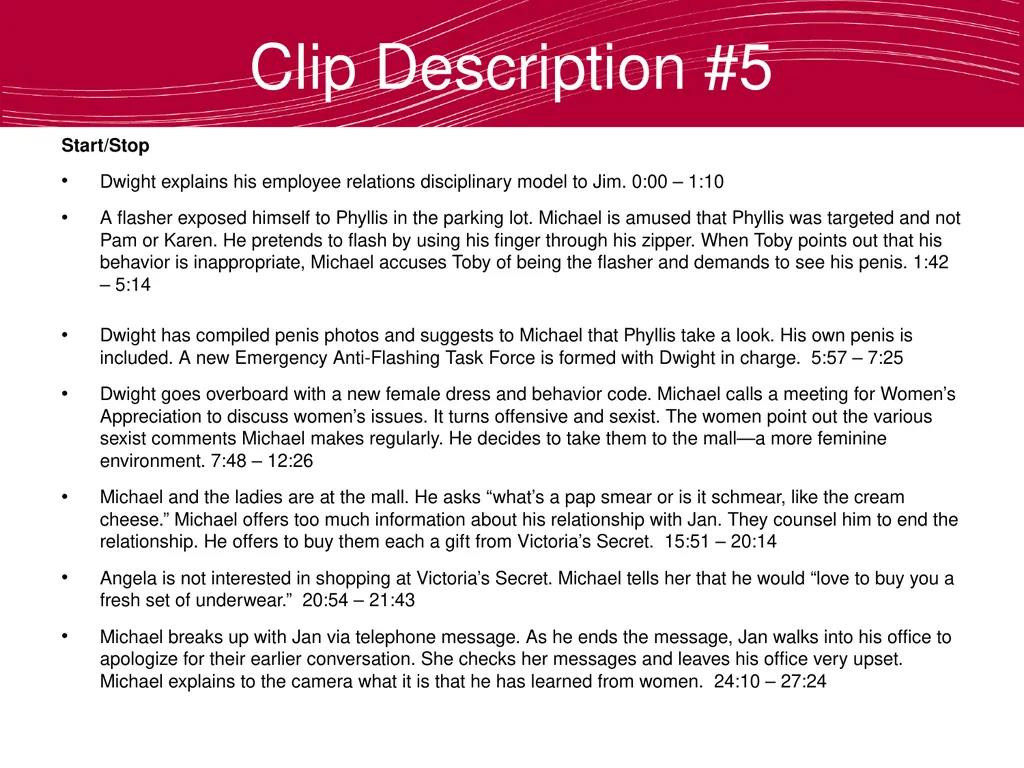 Using The Office to Teach Business Ethics Robert - slide 31 of 35