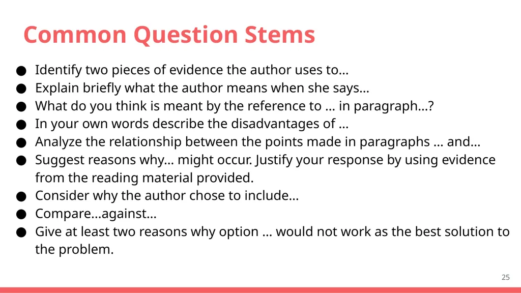 Core Course Knowledge Lesson 5 The Prompts From: - slide 25 of 31