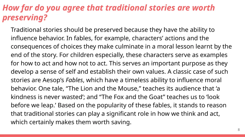 Core Course Knowledge Lesson 5 The Prompts From: - slide 8 of 31