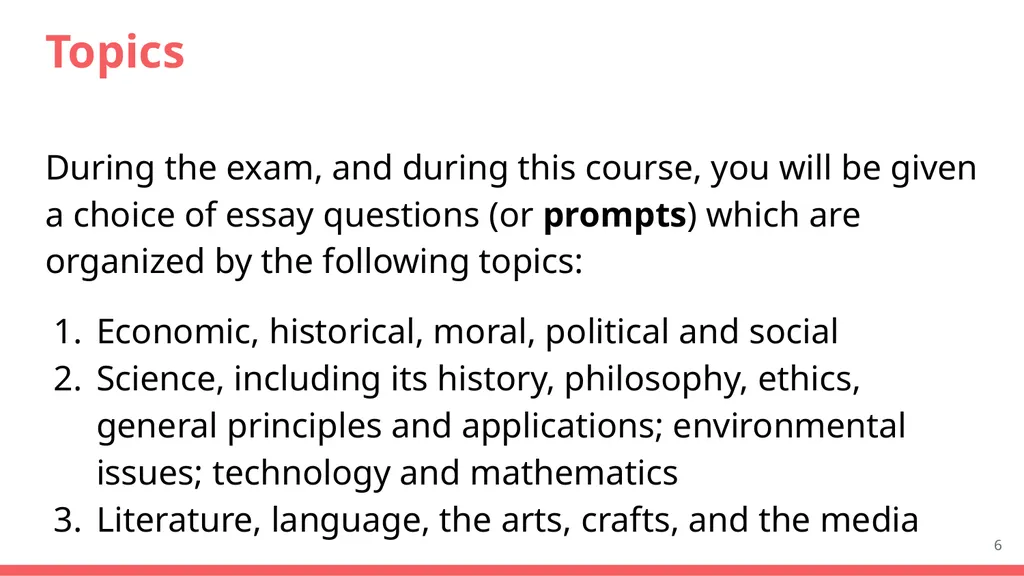 Core Course Knowledge Lesson 5 The Prompts From: - slide 6 of 31
