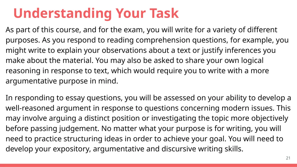 Core Course Knowledge Lesson 5 The Prompts From: - slide 21 of 31