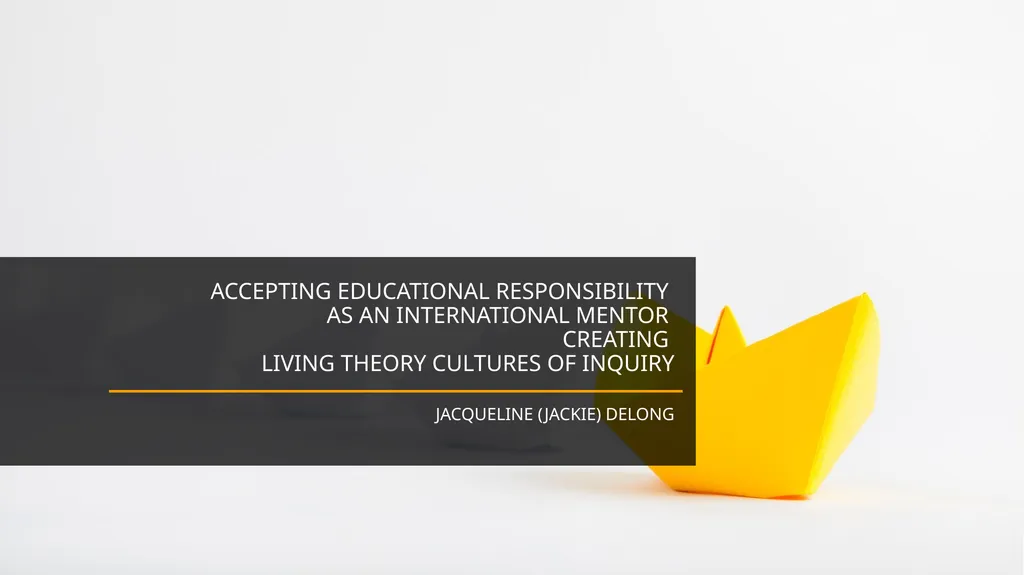 Accepting Educational Responsibility as an - slide 1 of 8