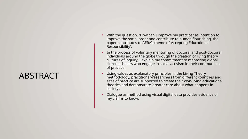 Accepting Educational Responsibility as an - slide 2 of 8