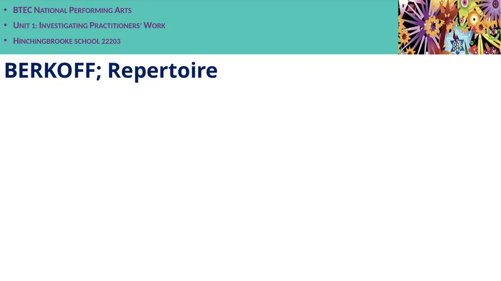 Unit 1 Practitioner research presentation BTEC - slide 7 of 22