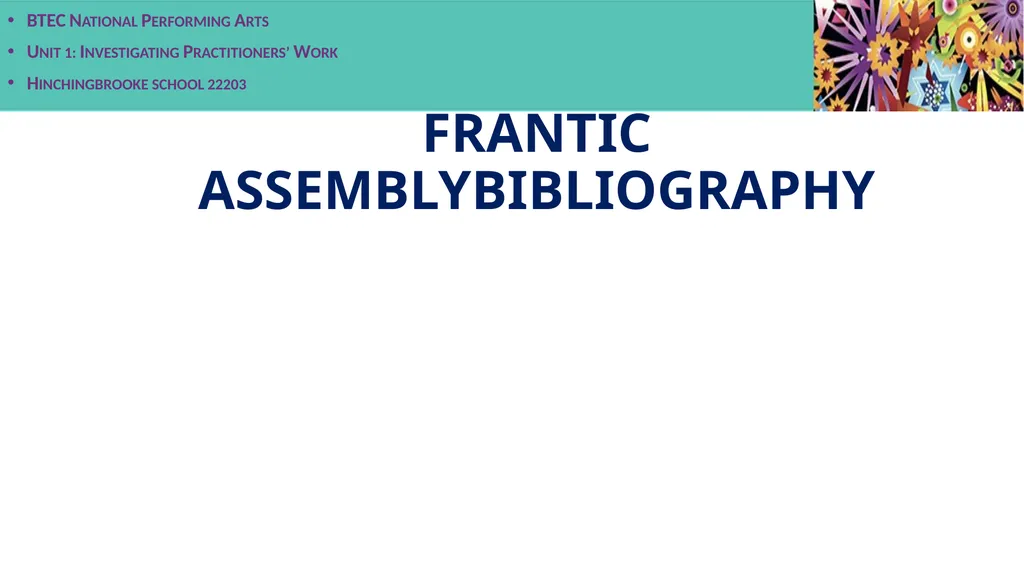 Unit 1 Practitioner research presentation BTEC - slide 22 of 22