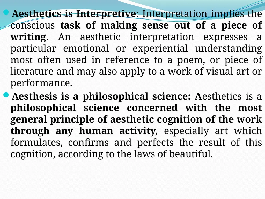 Aesthetics For B.Ed Ist Semester Students (Punjabi - slide 16 of 21