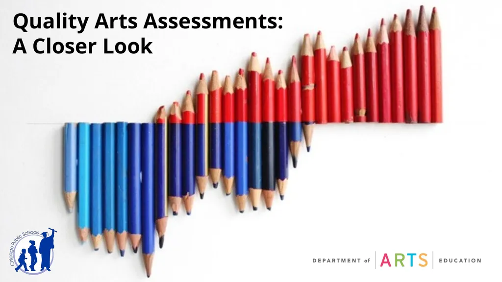 Quality Arts Assessments: A Closer Look When done - slide 1 of 23