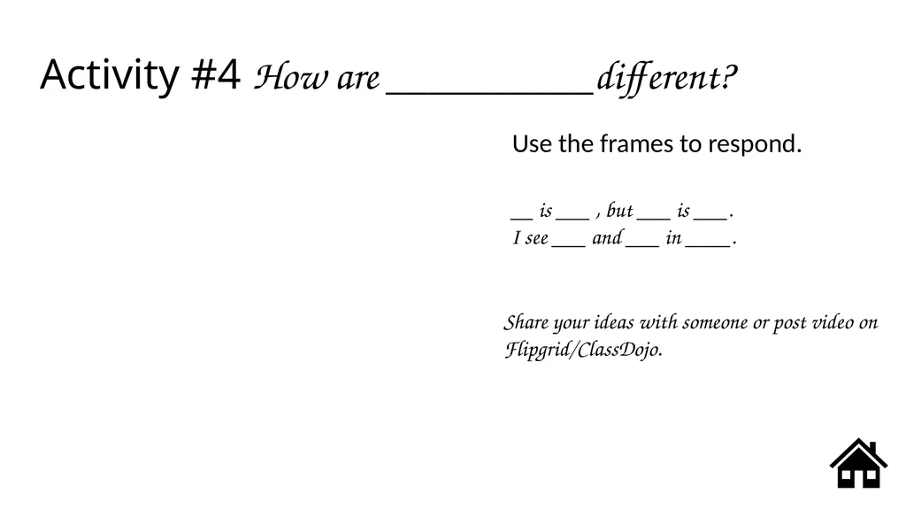 Newcomer- Emerging Tic-Tac-Toe Choice Board - slide 5 of 10