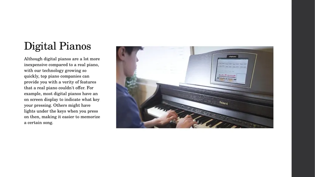 Piano By: Javan Junatas Introduction The topic I - slide 4 of 6