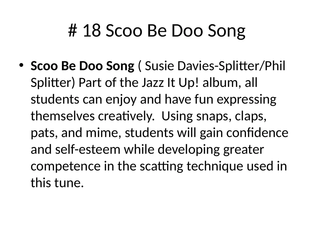 GIFTED WITH DISABILITIES: TEACHING MUSIC TO - slide 63 of 66