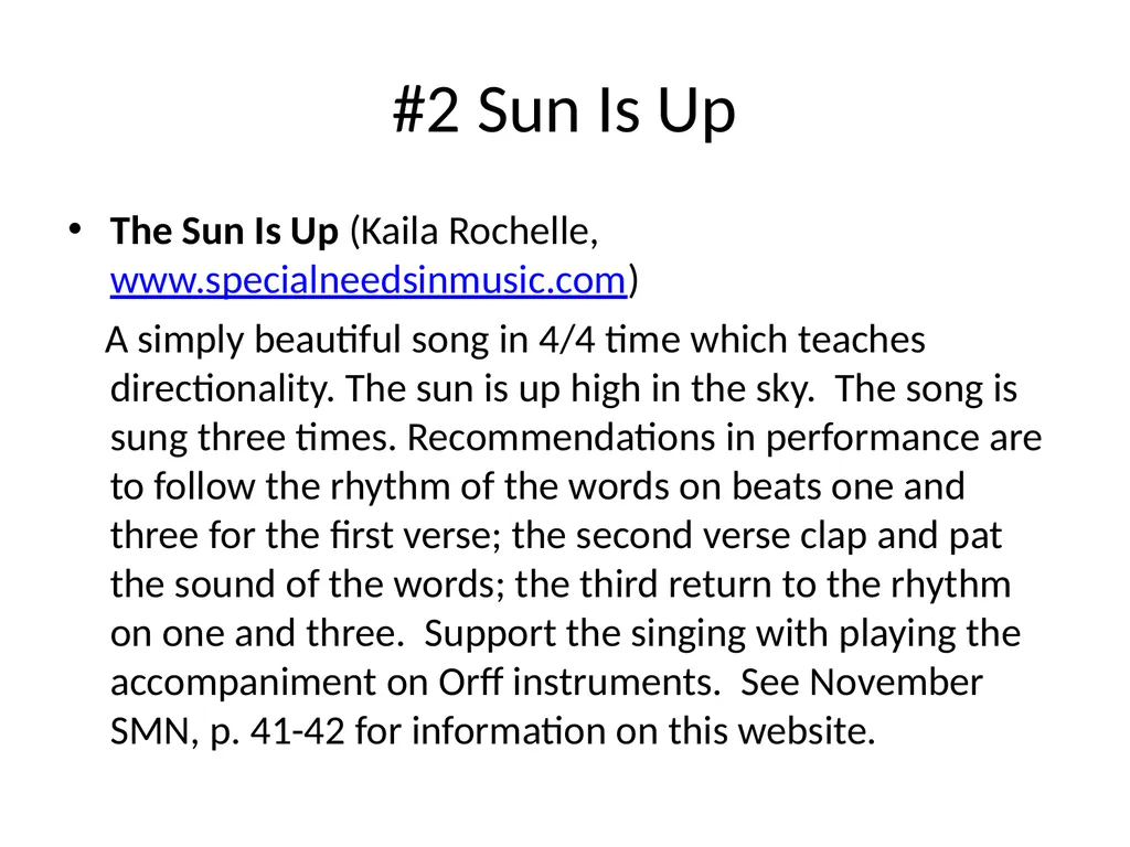 GIFTED WITH DISABILITIES: TEACHING MUSIC TO - slide 47 of 66