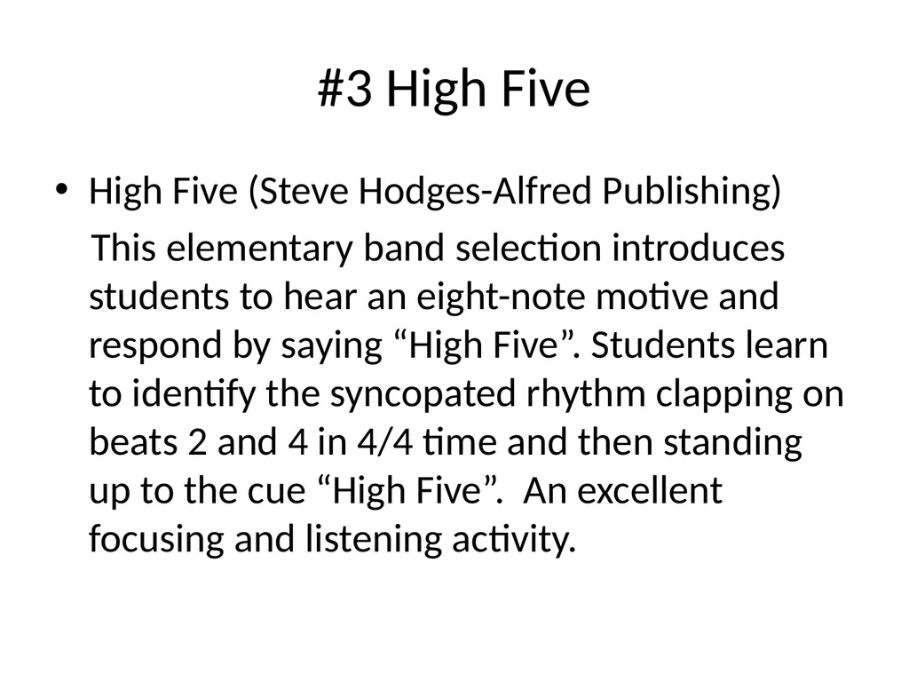 GIFTED WITH DISABILITIES: TEACHING MUSIC TO - slide 48 of 66