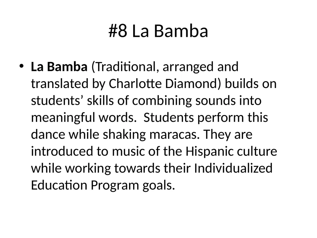 GIFTED WITH DISABILITIES: TEACHING MUSIC TO - slide 53 of 66