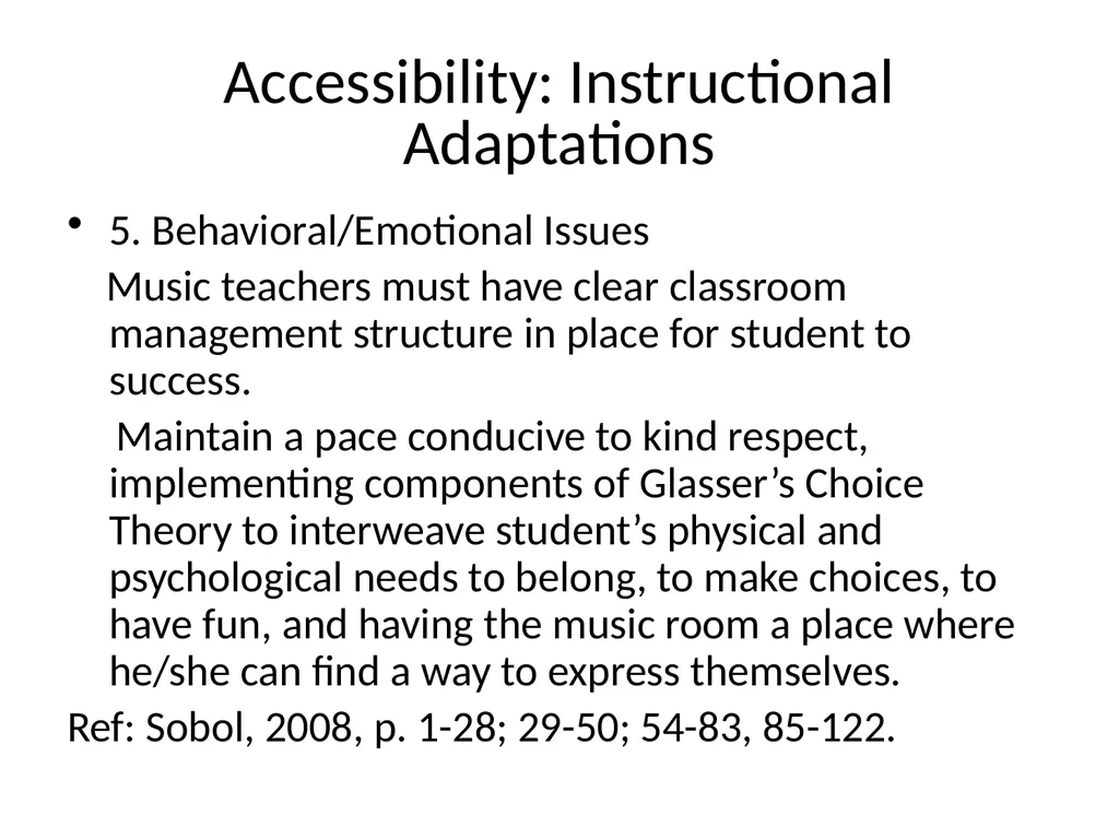 GIFTED WITH DISABILITIES: TEACHING MUSIC TO - slide 35 of 66