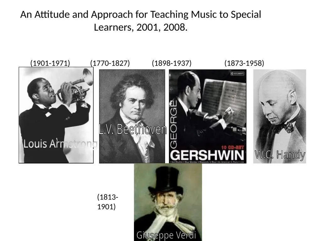 GIFTED WITH DISABILITIES: TEACHING MUSIC TO - slide 5 of 66