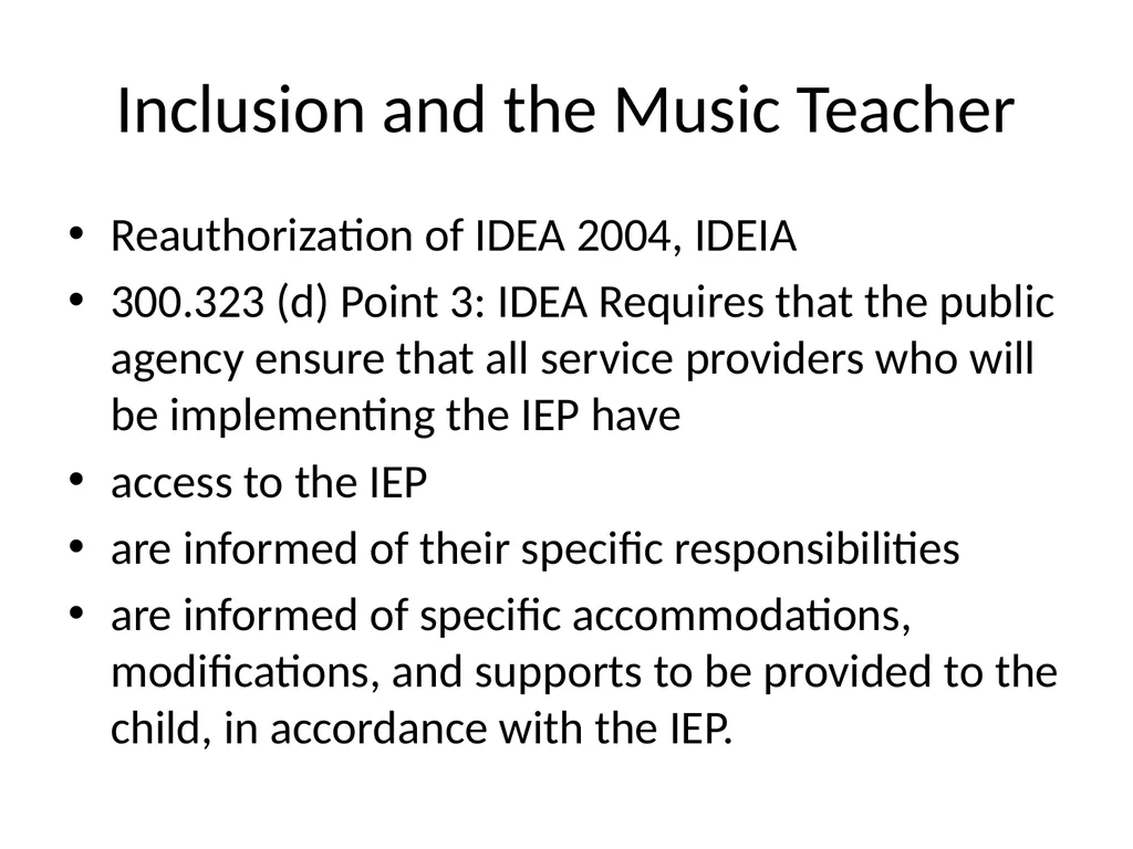 GIFTED WITH DISABILITIES: TEACHING MUSIC TO - slide 26 of 66