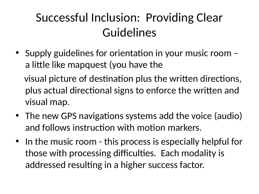 GIFTED WITH DISABILITIES: TEACHING MUSIC TO - slide 31 of 66