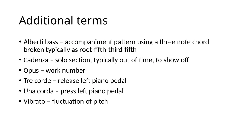 Performance Terms AP Music Theory Mr. Silvagni - slide 16 of 16