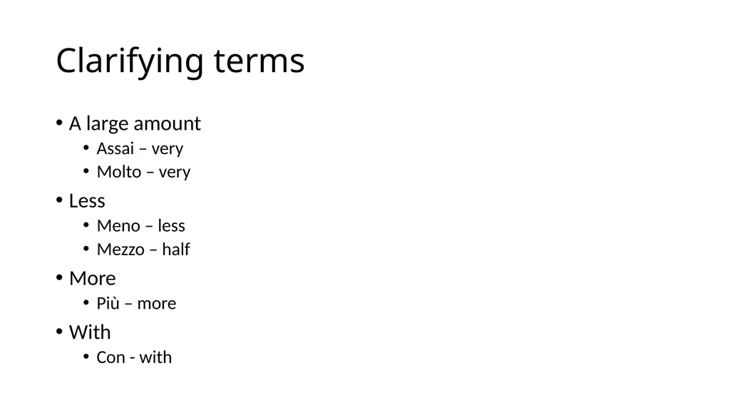 Performance Terms AP Music Theory Mr. Silvagni - slide 4 of 16