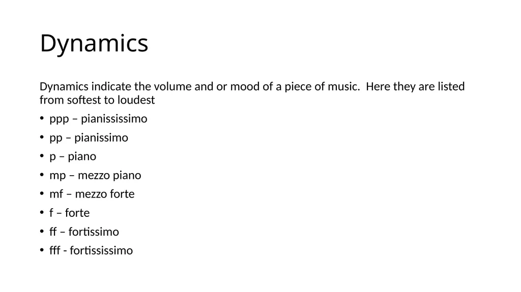 Performance Terms AP Music Theory Mr. Silvagni - slide 5 of 16