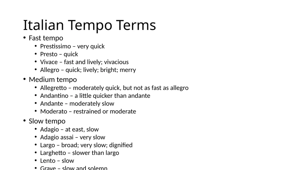 Performance Terms AP Music Theory Mr. Silvagni - slide 8 of 16