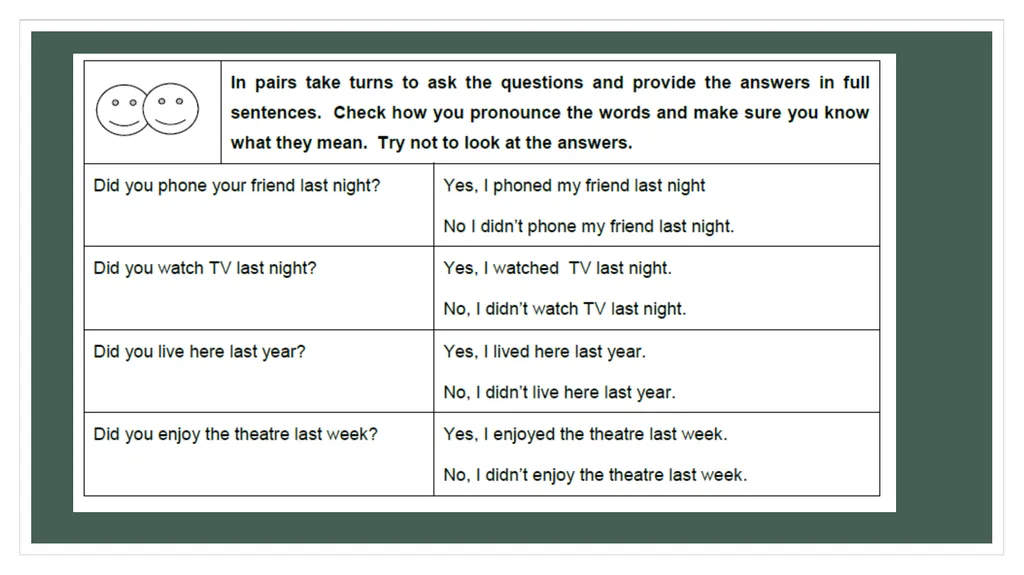 PRESENT AND PAST TENSE PLP MODULE 2 UNIT 3 ENGLISH - slide 7 of 9