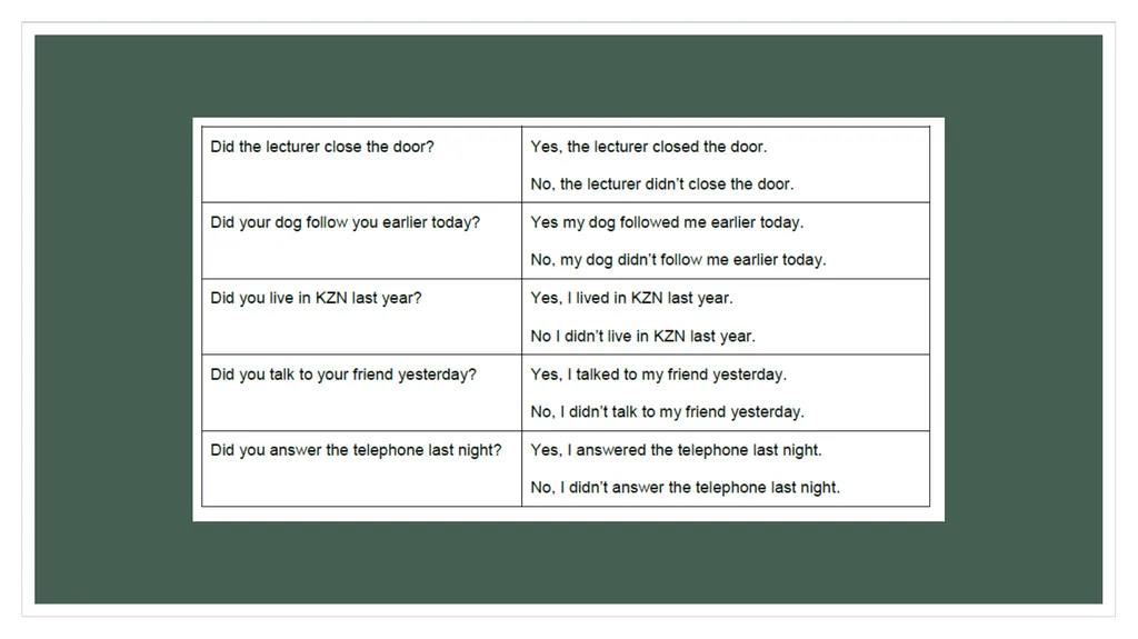 PRESENT AND PAST TENSE PLP MODULE 2 UNIT 3 ENGLISH - slide 8 of 9