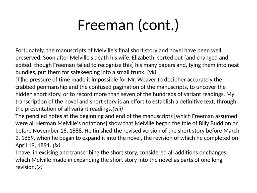 Billy Budd, Sailor (Foretopman) An Introduction ". - slide 7 of 26