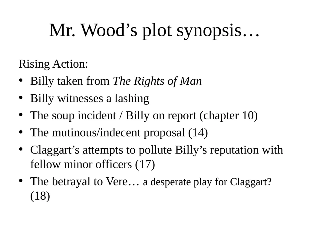 Billy Budd, Sailor (Foretopman) An Introduction ". - slide 21 of 26
