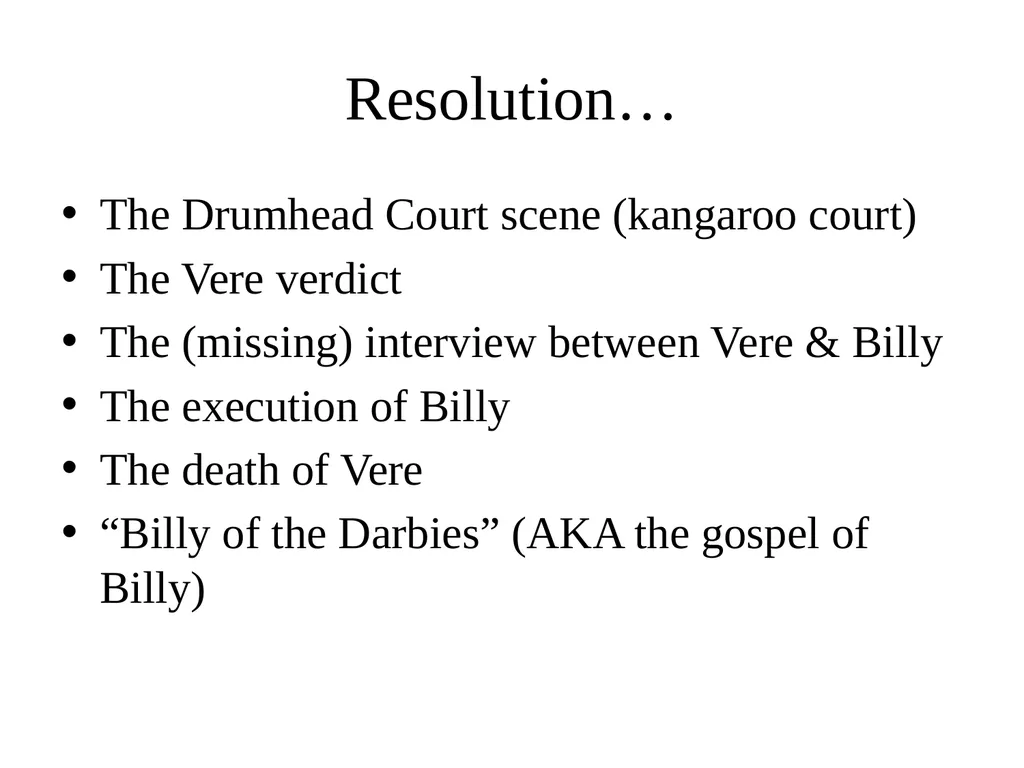 Billy Budd, Sailor (Foretopman) An Introduction ". - slide 25 of 26