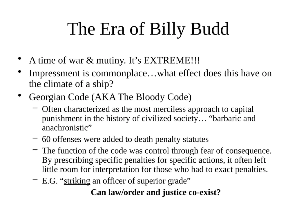 Billy Budd, Sailor (Foretopman) An Introduction ". - slide 17 of 26