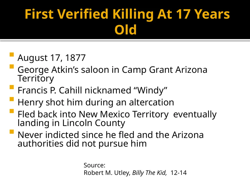 The Life of an American Legend Billy The Kid By - slide 8 of 29