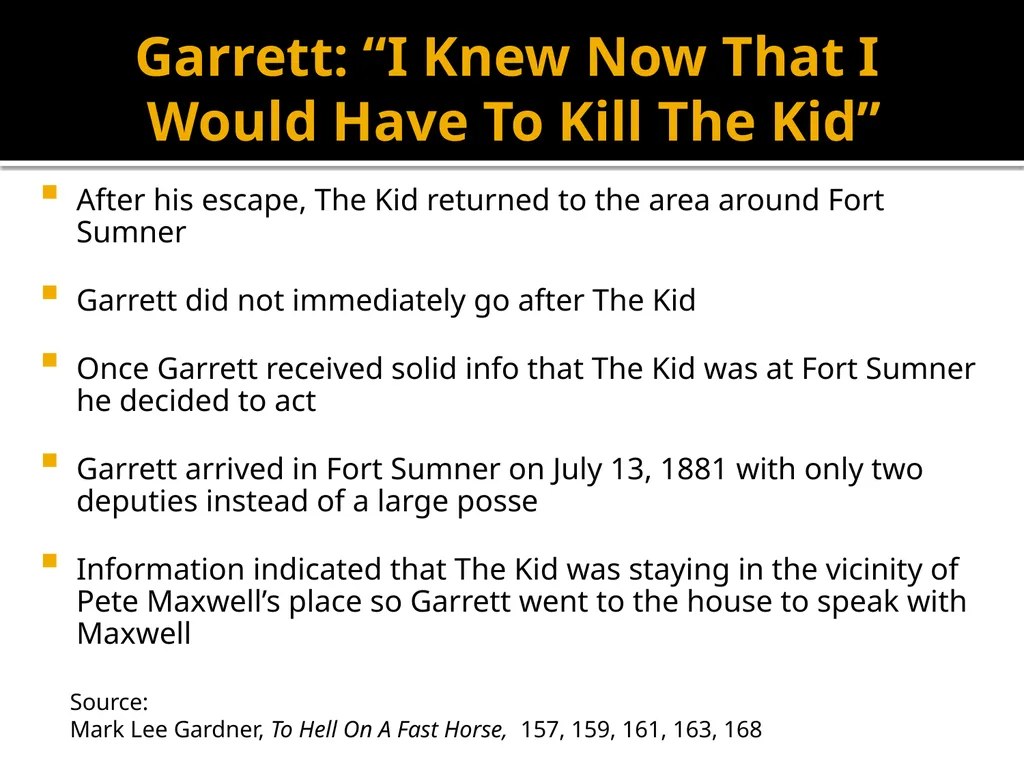 The Life of an American Legend Billy The Kid By - slide 25 of 29