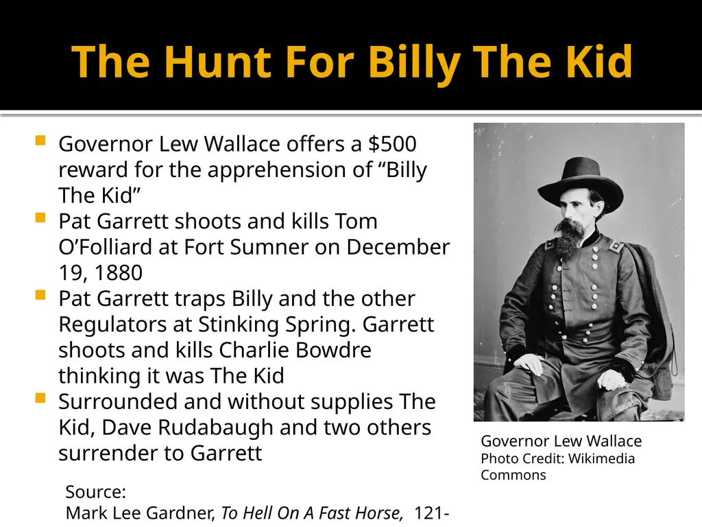 The Life of an American Legend Billy The Kid By - slide 21 of 29