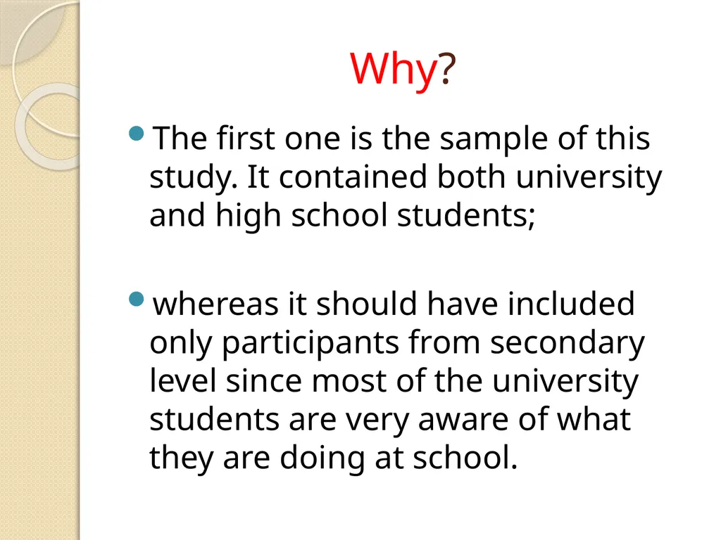 ASSESSING ACADEMIC SUCCESS: STUDENTSVIEWS ON - slide 26 of 32