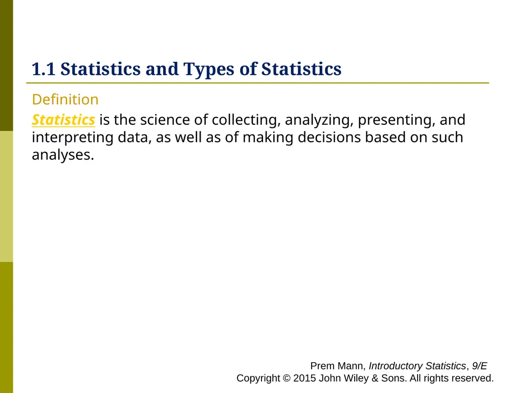 CHAPTER 1 INTRODUCTION Prem Mann, Introductory - slide 3 of 64