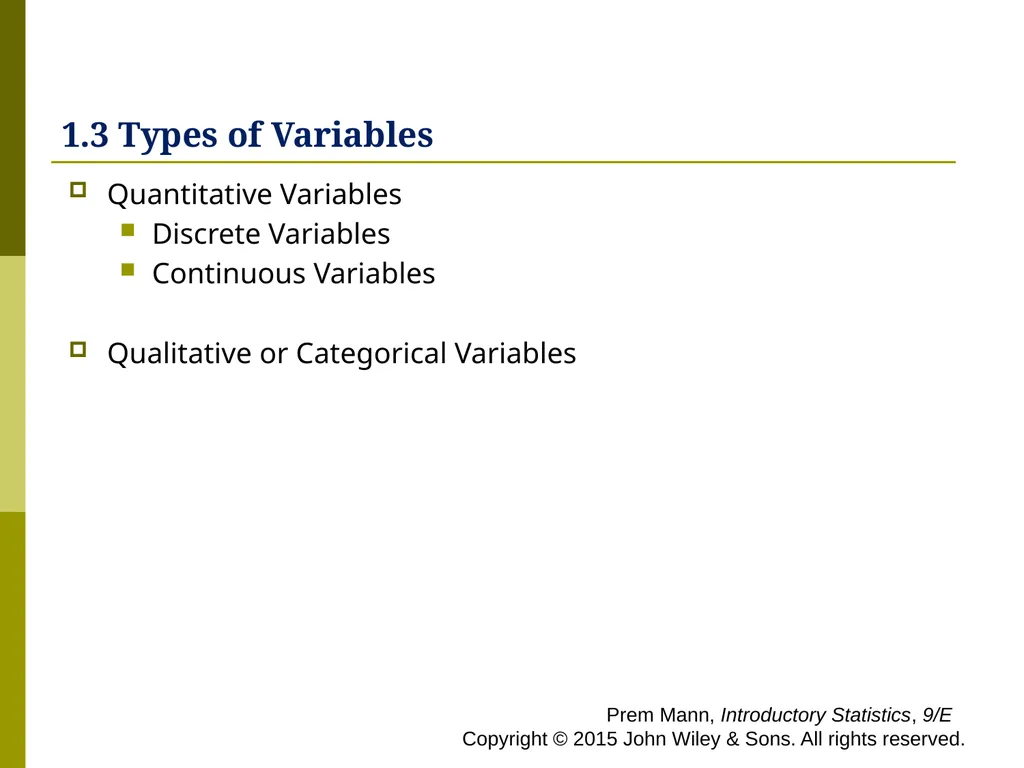 CHAPTER 1 INTRODUCTION Prem Mann, Introductory - slide 12 of 64