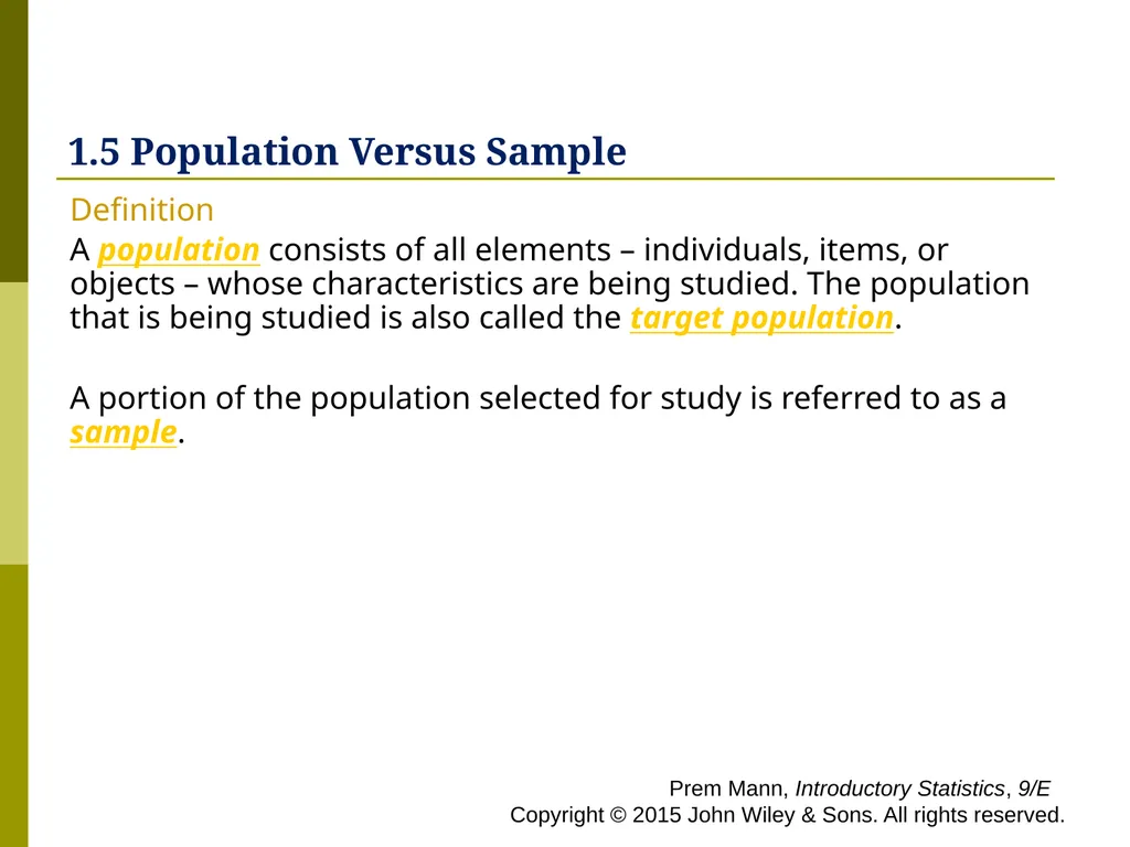 CHAPTER 1 INTRODUCTION Prem Mann, Introductory - slide 23 of 64
