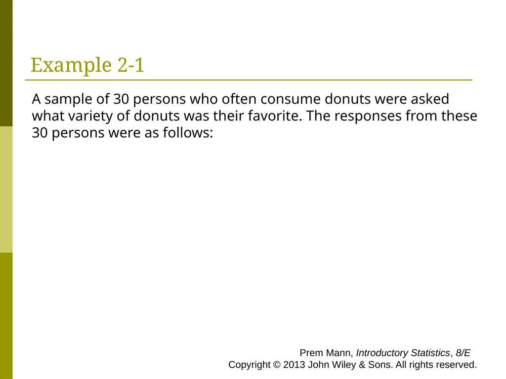 CHAPTER 2 (PART A) Organizing and Graphing - slide 8 of 56