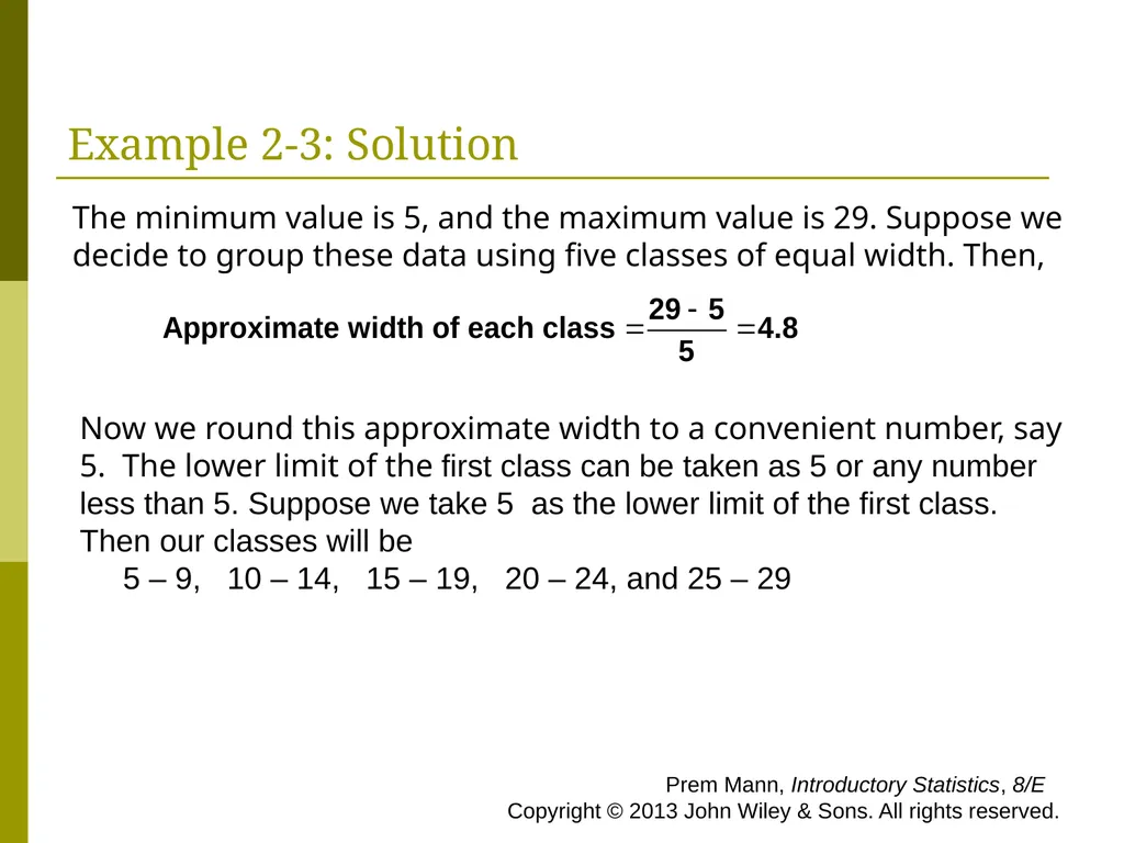 CHAPTER 2 (PART A) Organizing and Graphing - slide 31 of 56