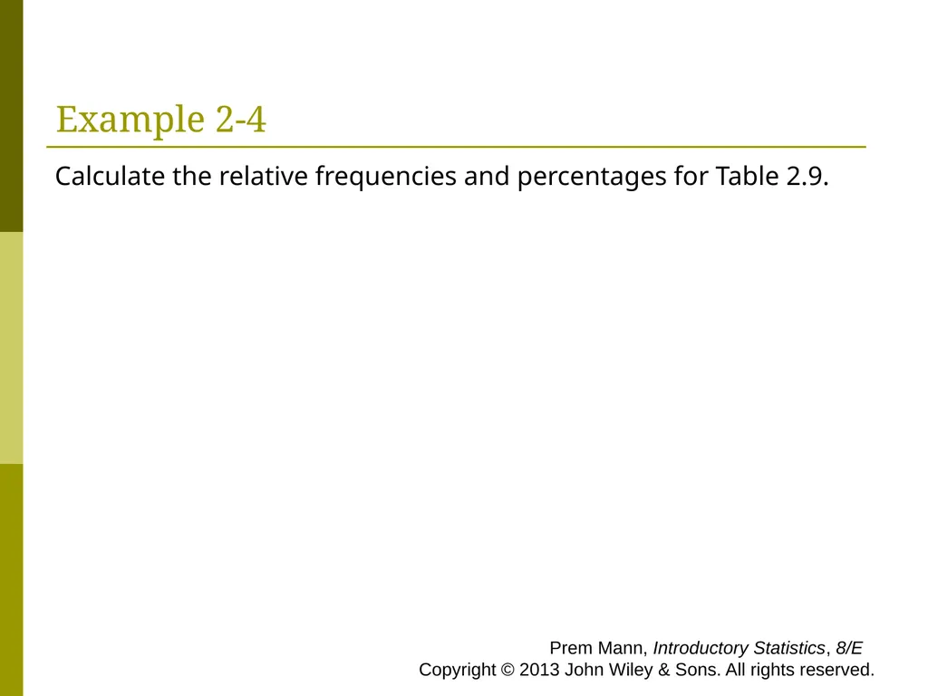 CHAPTER 2 (PART A) Organizing and Graphing - slide 34 of 56